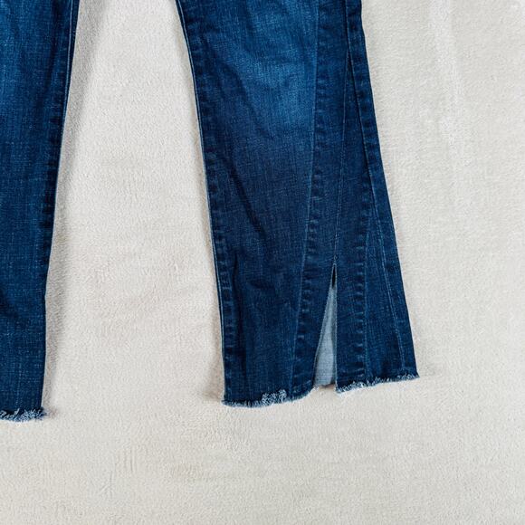 Liverpool Jeans Women 2/26 Columbia Blue Double Fray Hem Liv Non Skinny Skinny - Picture 7 of 14